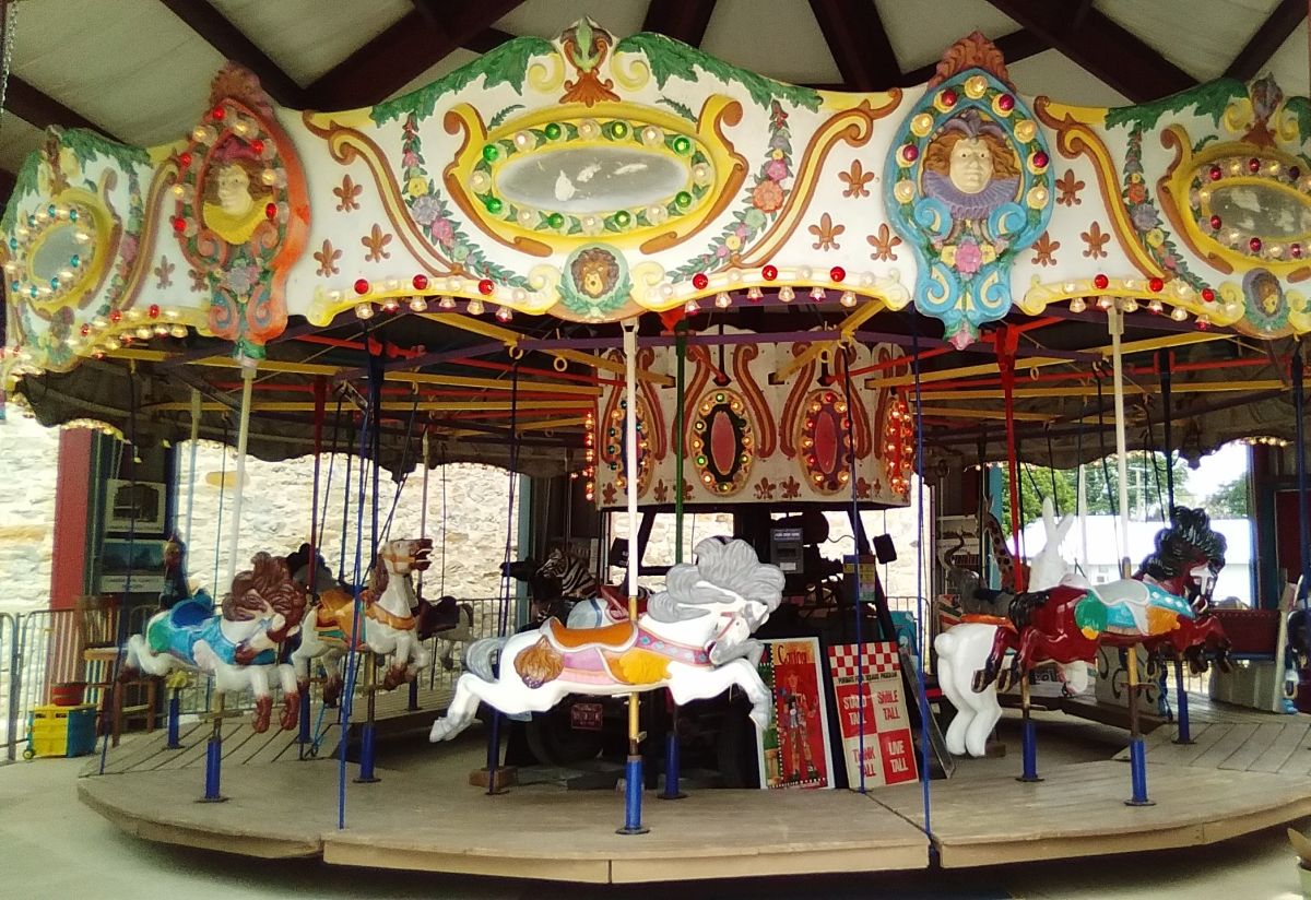 Inside carousel